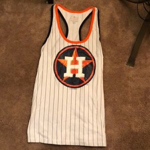 Women’s Houston Astros sparkly tank top